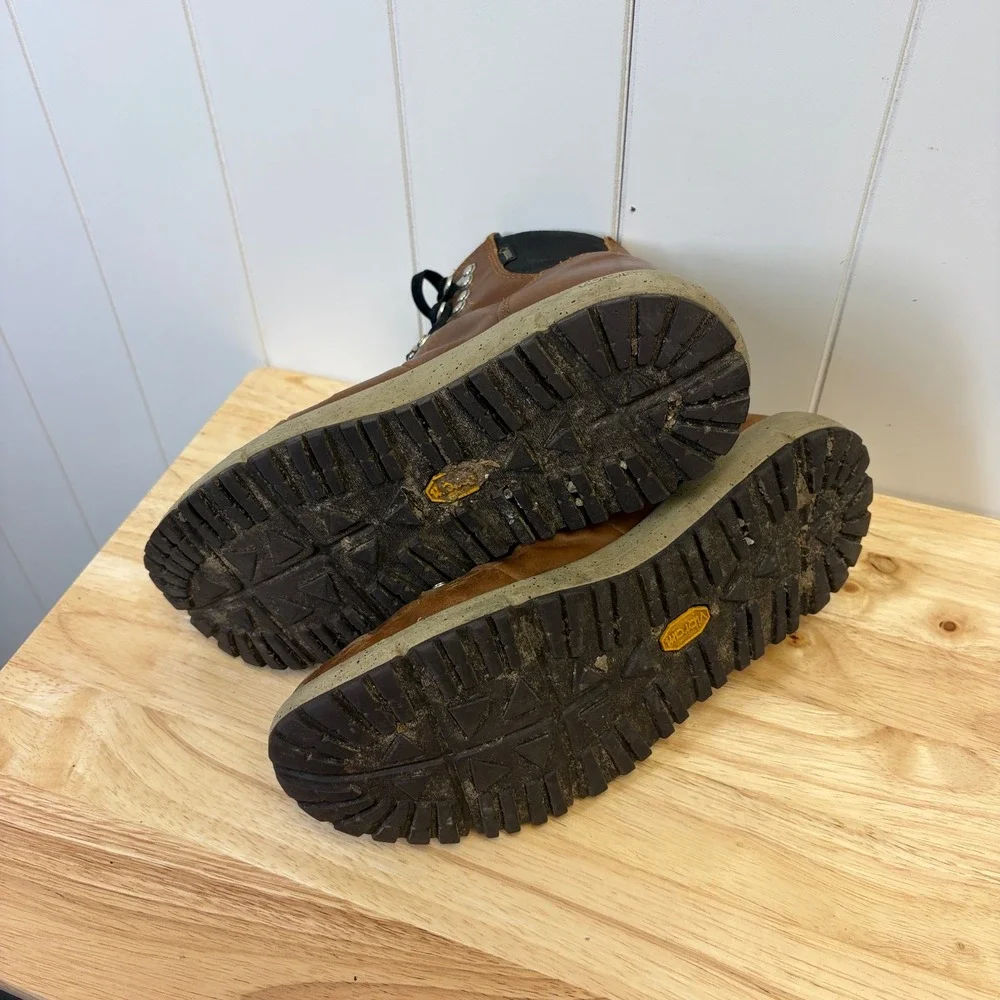 Danner Vertigo 917 Leather Goretex Hiking Boots Men Size 8.5 Light Brown Outdoor